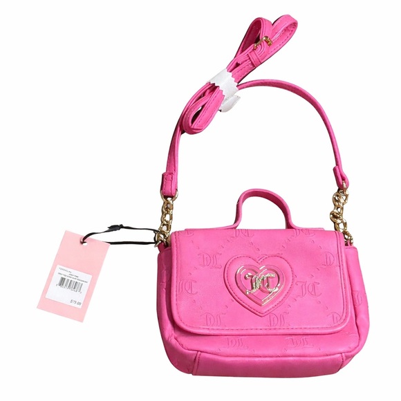 Juicy Couture "Only You N Me" Flap Crossbody Handbag - Picture 1 of 6